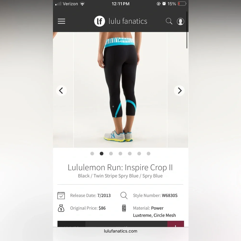 2 for 1 Lululemon Size 4 Leggings Bundle - Picture 10 of 15